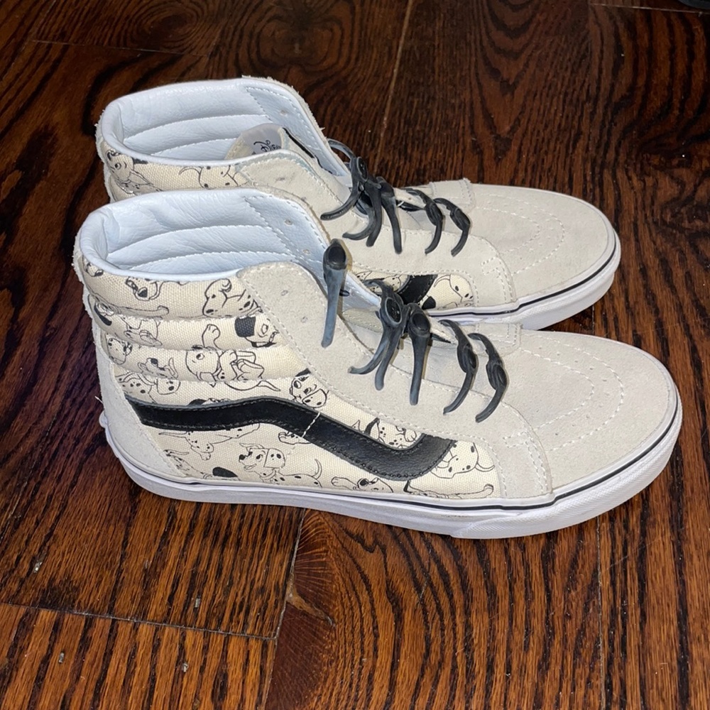 Vans Disney 101 Dalmatians hi top women’s shoes size 7